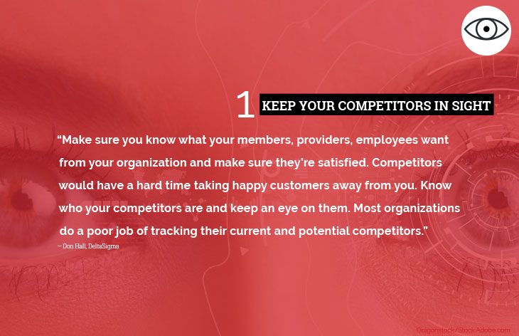 1. Keep your competitors in sight