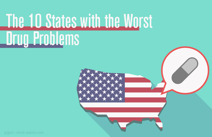 Top 10 States with the Worst Drug Problems 2019 | Managed Healthcare ...