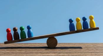 pawns on seesaw to illustrate disparity | image credit: @Aliabbas stock.adobe.com