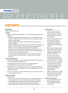 Product Profile: LIBTAYO (cemiplimab)