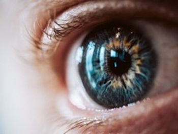 close up of eye