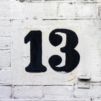 Number 13 in black on a white background | ©papparaffie stock.adobe.com
