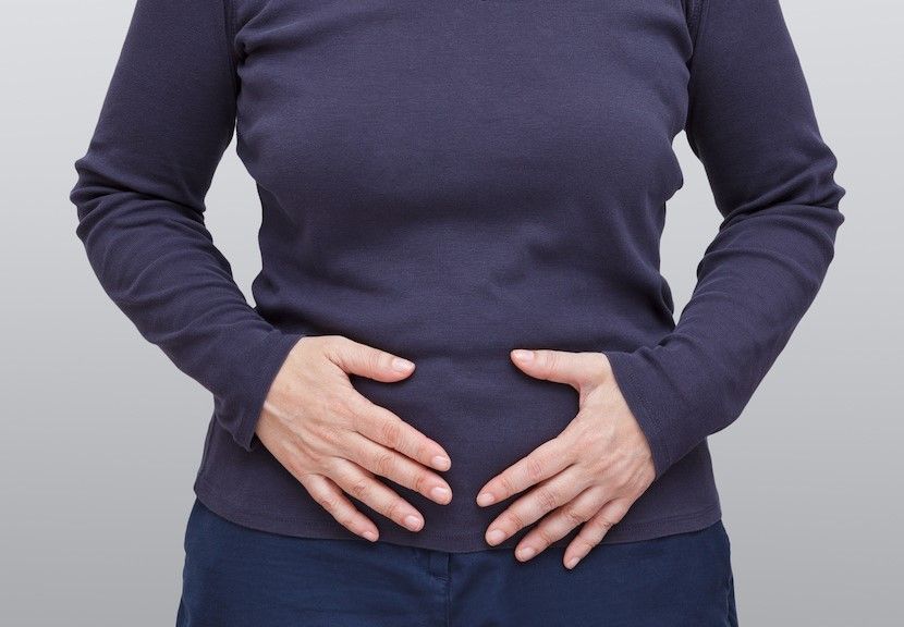 woman with gastric distress