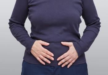 woman with gastric distress