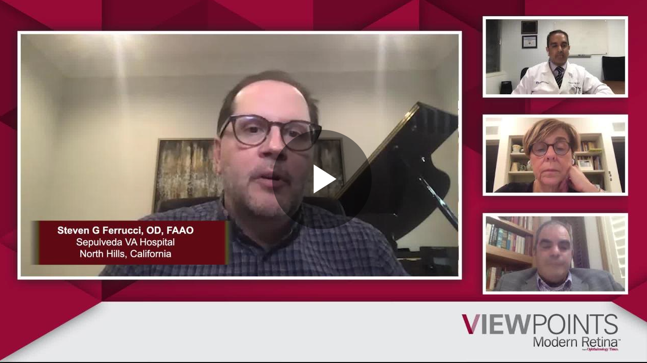 A discussion on educating a patient with diabetes on disease management, including routine hemoglobin A1C screenings to optimize health, and sending a referral to a retina specialist.