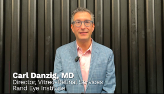Carl Danzig, MD, director of vitreo-retinal services at the Rand Eye Institute in Deerfield Beach, Florida, shared an update on his research in OCS-01 drops for diabetic macular edema during ARVO