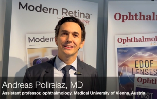 Andreas Pollreisz, MD, discusses widefield OCT-A and fluorescence angiography at the 2025 European Society of Retina Specialists EURETINA meeting