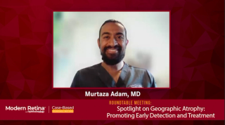 A case of a 79-year-old pseudophakic patient with AMD and rapidly progressing GA