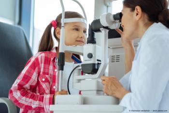 Pediatric eye patient