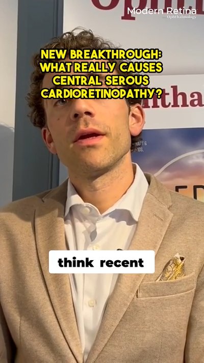 Elon van Dijk on central serous chorioretinopathy