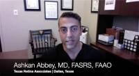 Ashkan Abbey, MD, FASRS, FAAO, speaks about the outcomes of EYP-1901 for AMD and DME ahead of the 2025 American Academy of Ophthalmology meeting. Concept image for AAO, reducing the number of injections and treatment burden for patients in retinal disease.