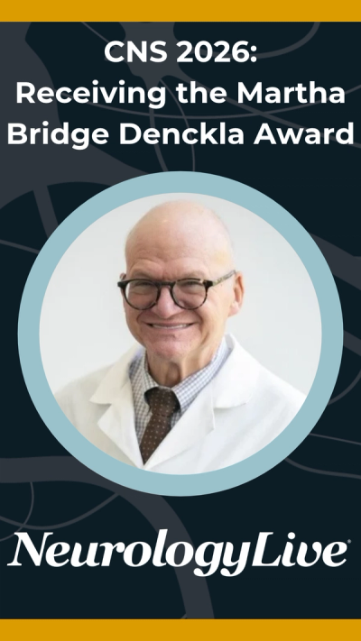 CNS 2026: Receiving the Martha Bridge Denckla Award