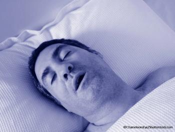 sleep apnea snoring man