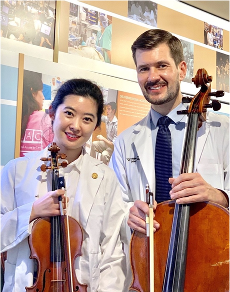 Esther Kim Joseph Kaizer musician medical student music therapy violin cello