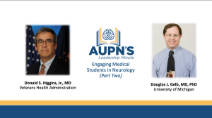 AUPN Leadership Minute Episode 9: Engaging Medical Students in Neurology – Part 2
