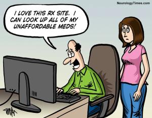Neurology Comic: Unaffordable Meds