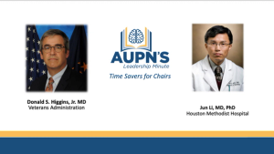 AUPN Leadership Minute Episode 23: Time Savers for Chairs