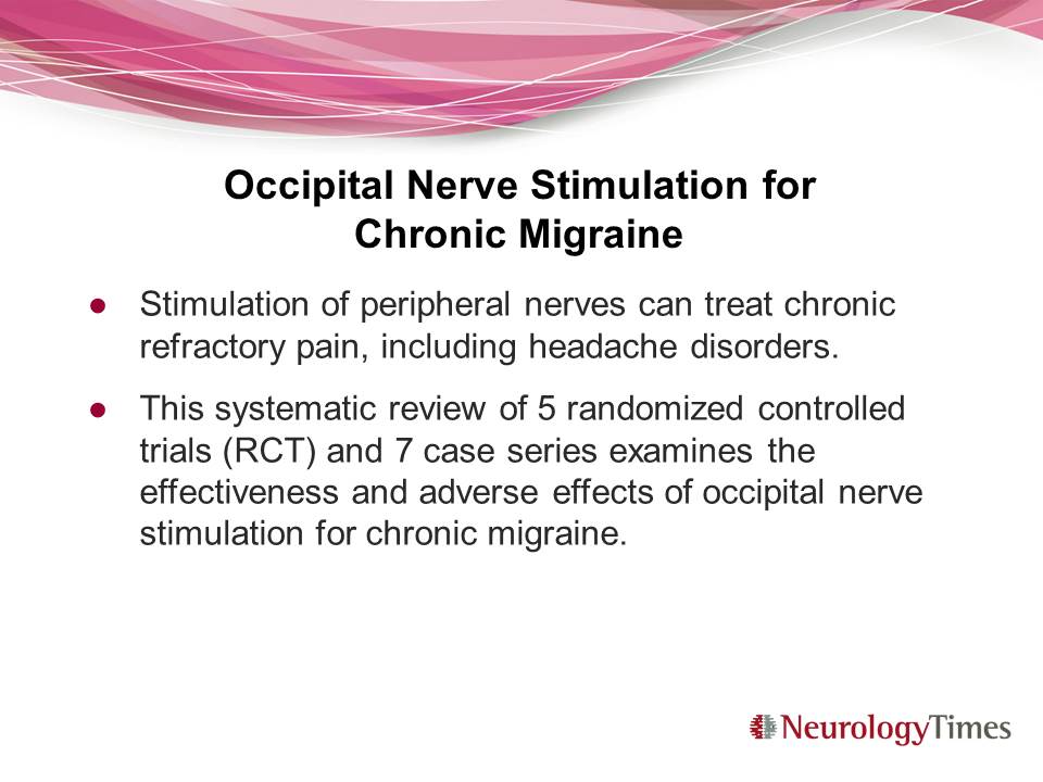 Occipital Nerve Stimulation for Chronic Migraine