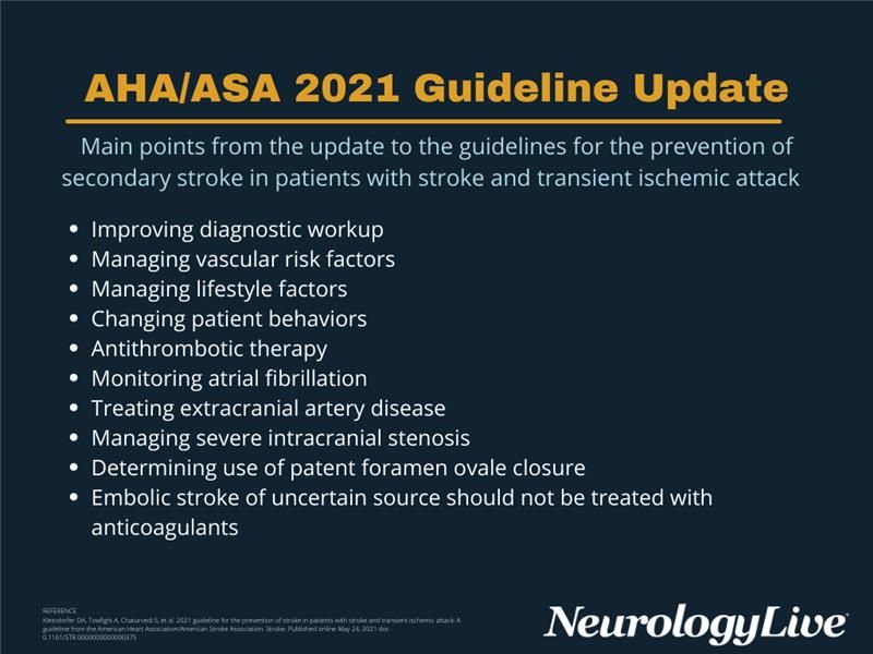 AHA Updates Guidelines for Secondary Stroke Prevention, Risk Factor