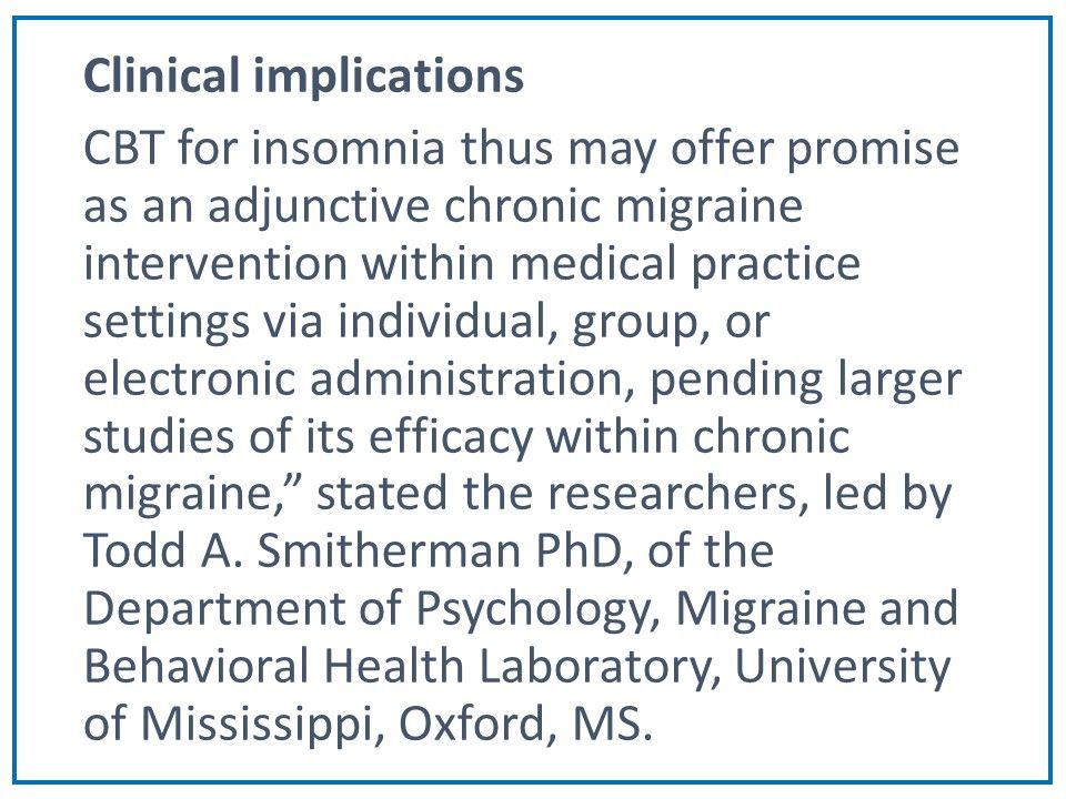 adjunctive chronic migraine intervention 