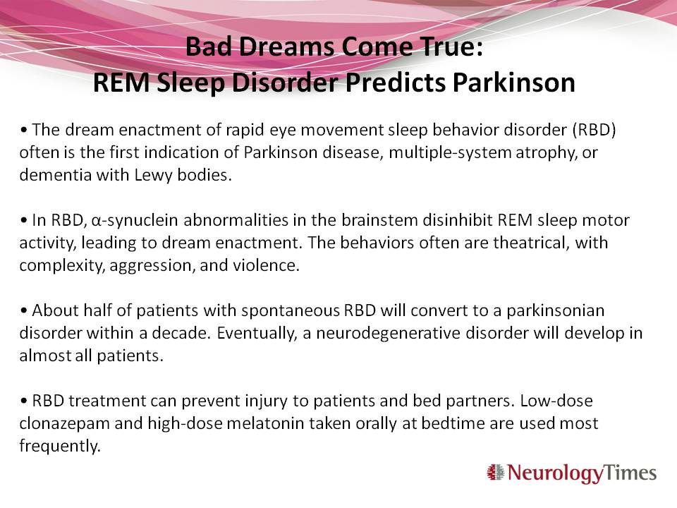 The dream enactment of rapid eye movement sleep behavior disorder.