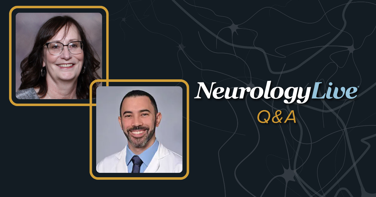 Jeffrey Hernandez, DNP, APRN, a registered nurse at the University of Miami, and Bonnie Blain, RN, the president of the International Organization of Multiple Sclerosis Nurses (IOMSN)