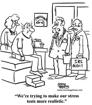Neurology Comic: Stress Test
