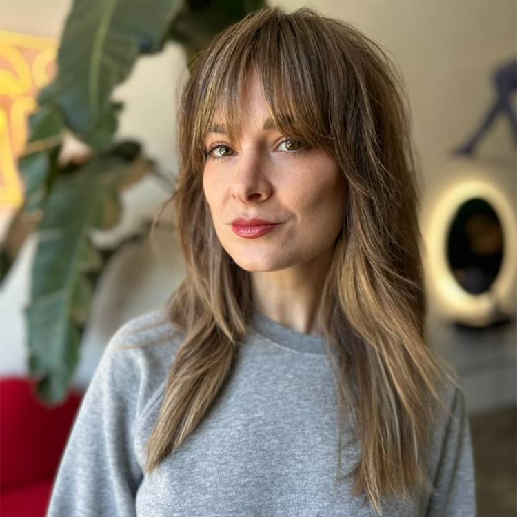 Piecey bangs