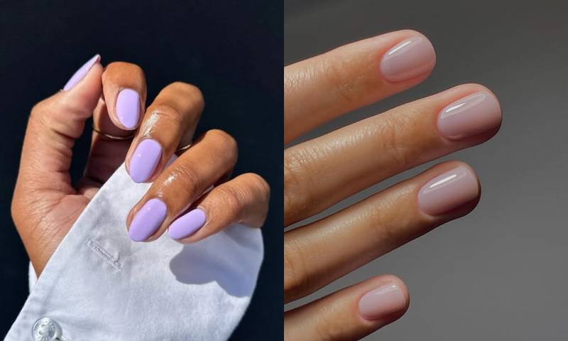 lavender nails