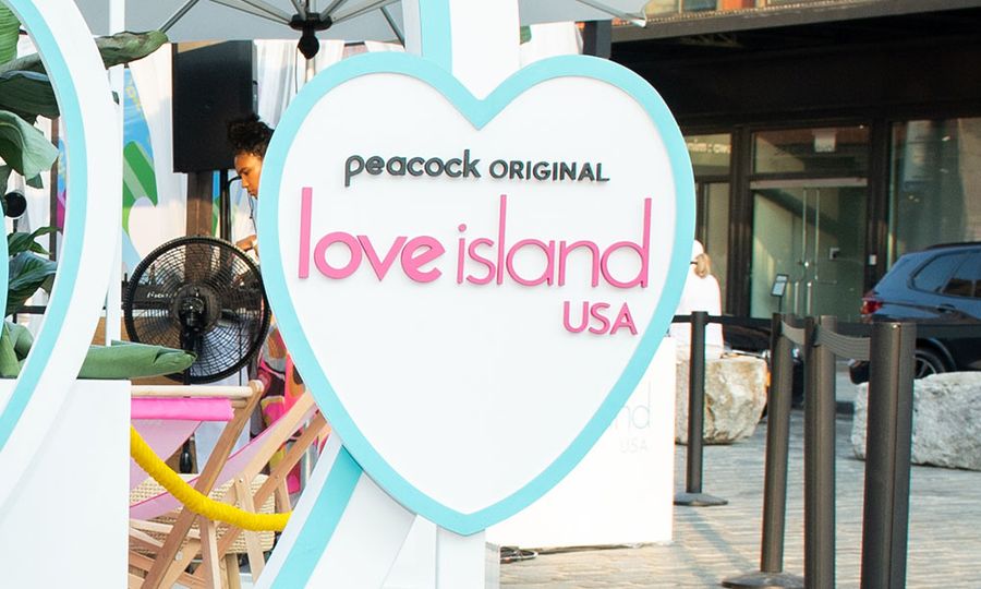 Love Island USA signage in New York City