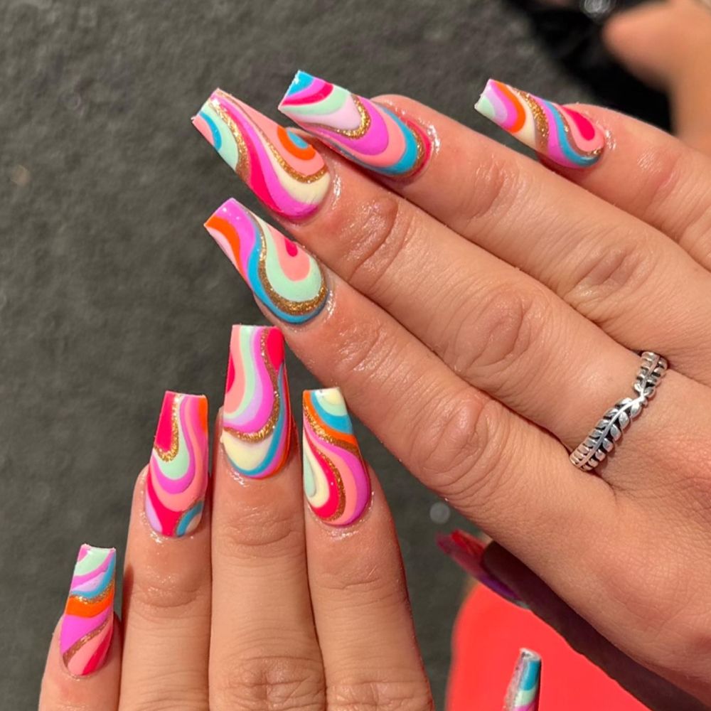 Rainbow Swirls
