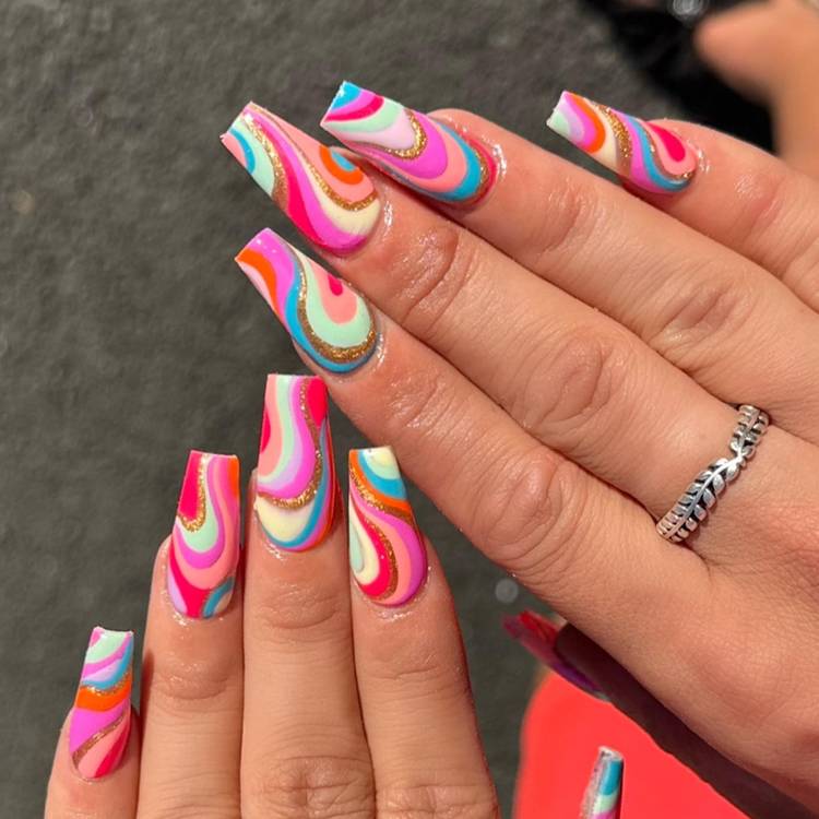 Rainbow Swirls