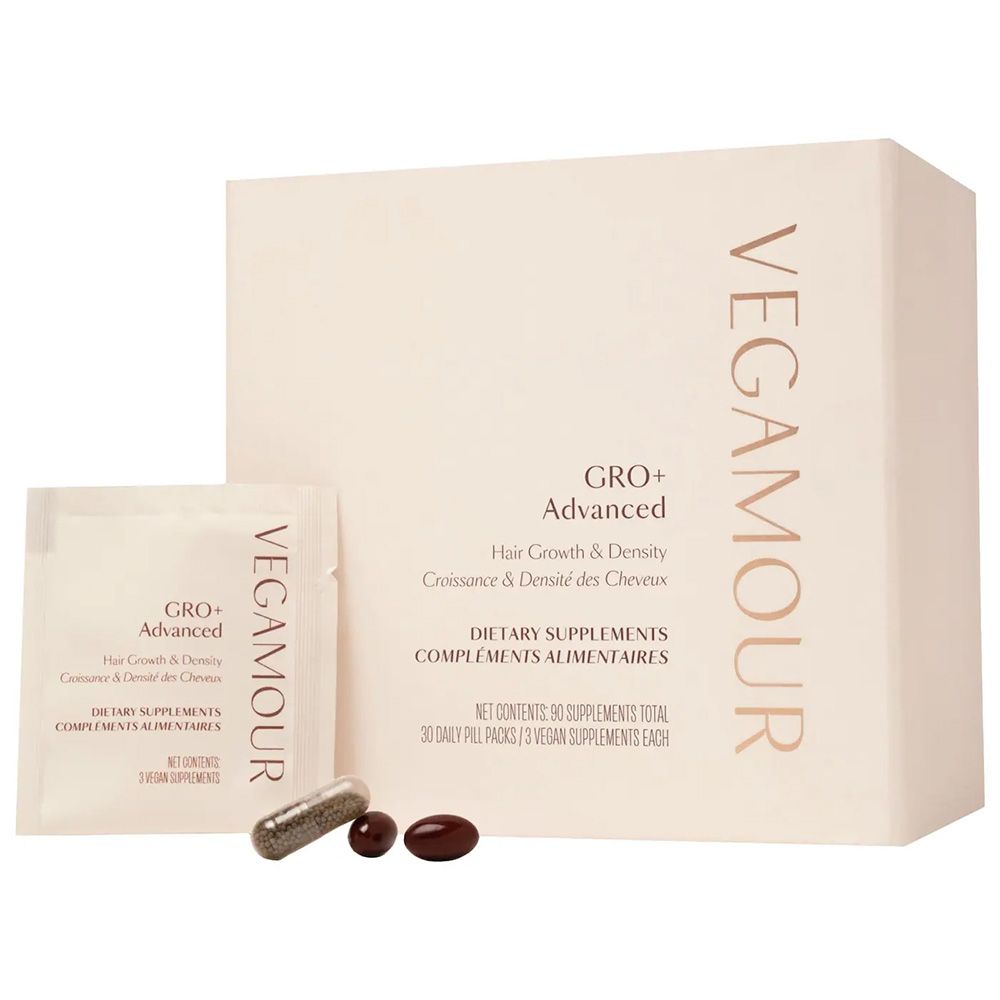 Vegamour GRO+ Advanced Hair Growth &amp; Density Supplements ($88 for a one-month supply)