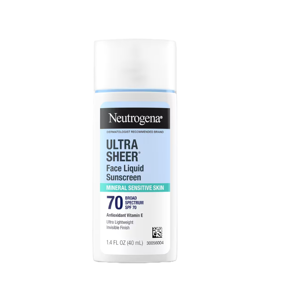 Neutrogena Ultra Sheer Mineral Face Liquid Sunscreen ($20)
