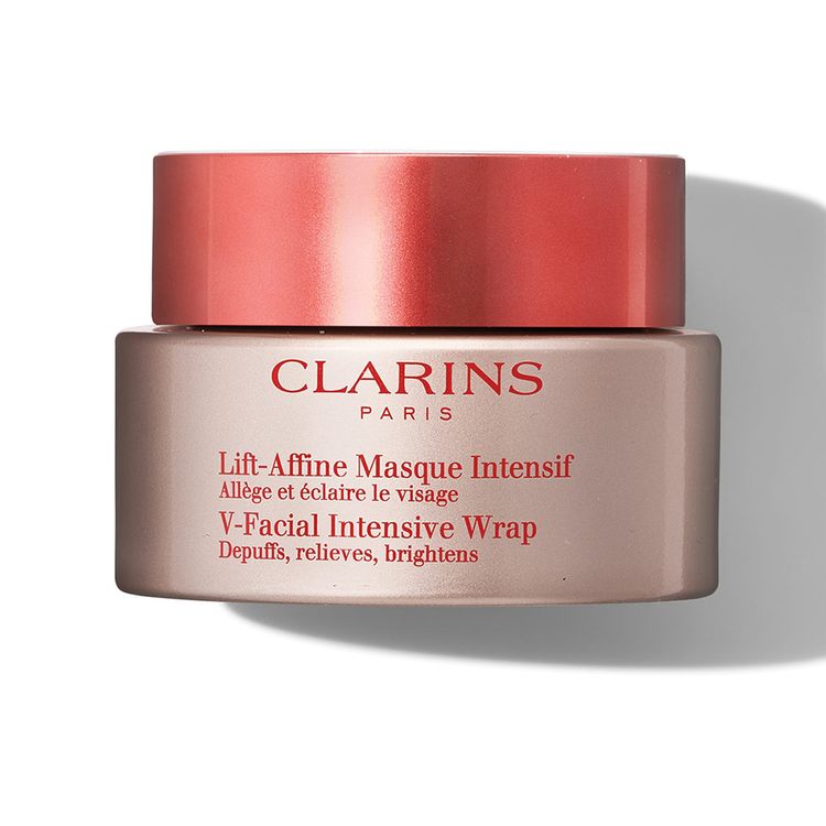 Clarins V-Facial Intensive Wrap Instant Depuffing Face Mask ($70)