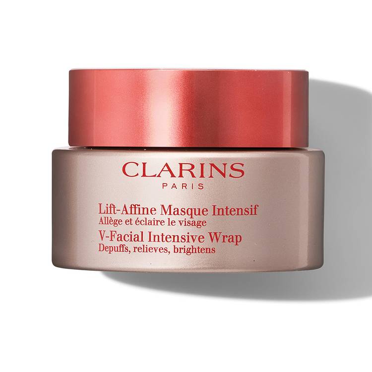 Clarins V-Facial Intensive Wrap Instant Depuffing Face Mask ($70)