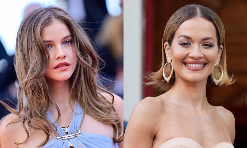Side-by-side image of Barbara Palvin and Rita Ora