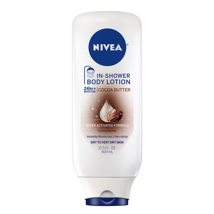 NIVEA Cocoa Butter In-Shower Body Lotion ($8)