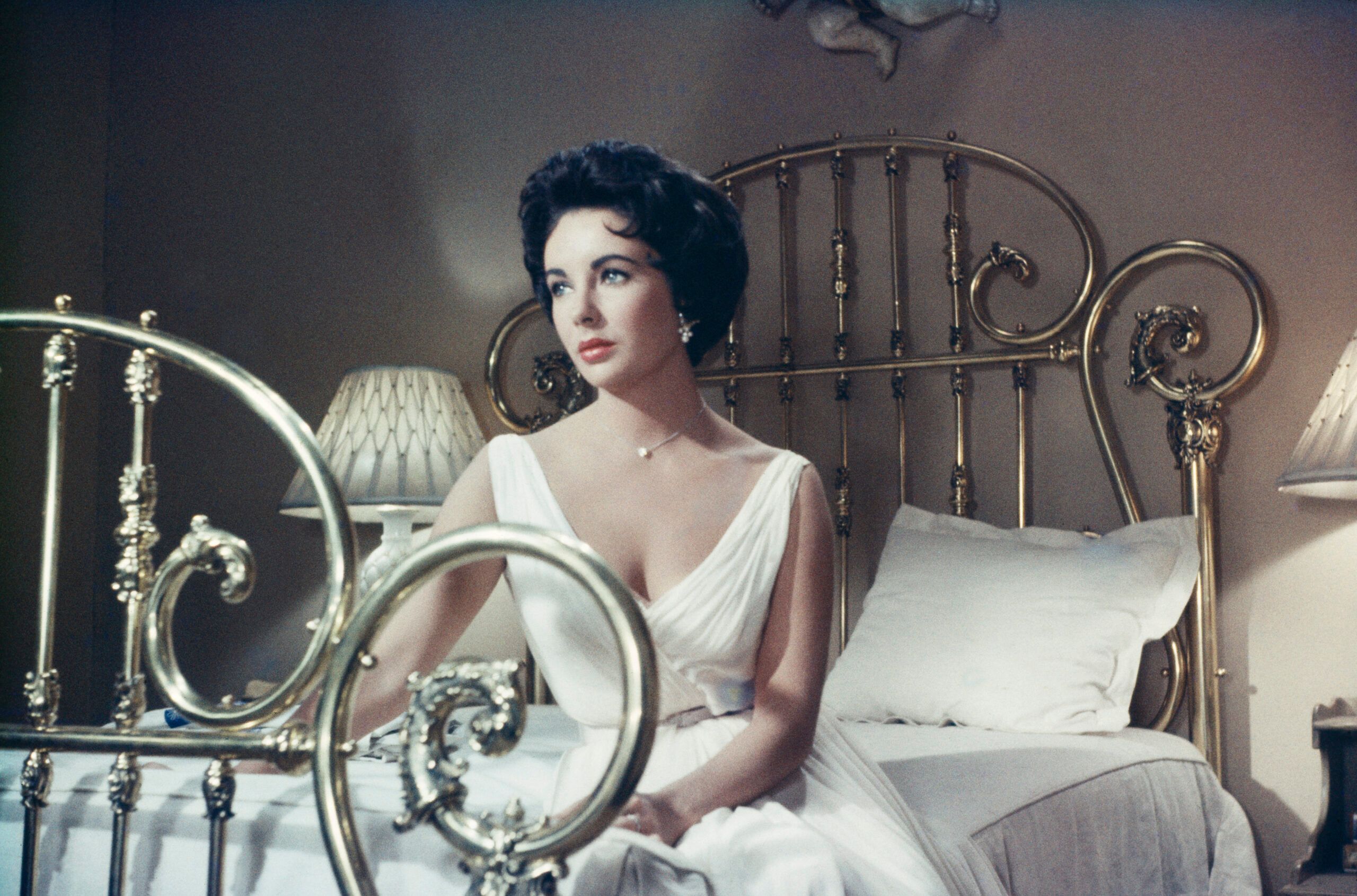 Actress Elizabeth Taylor (1932 - 2011) stars in the MGM film, 'Cat On A Hot Tin Roof'