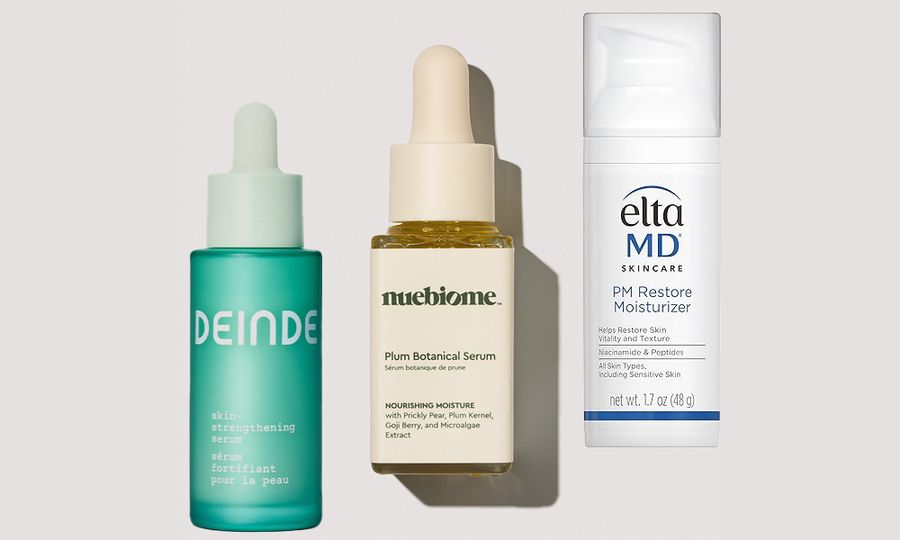 three inflammaging skin care products