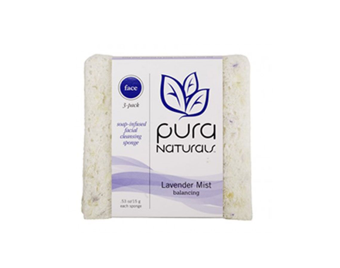 Pura Naturals Lavender Mist Soap-Infused Sponges