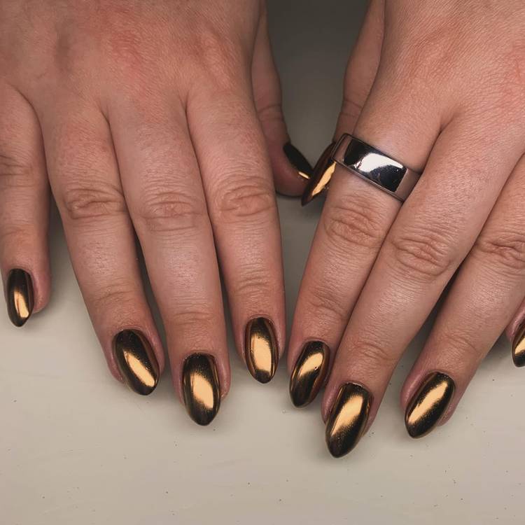 Whiskey Neat Nails