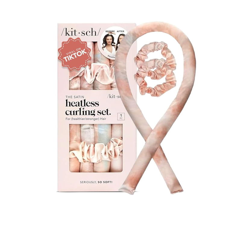 Kitsch Satin Heatless Curler Set ($16)