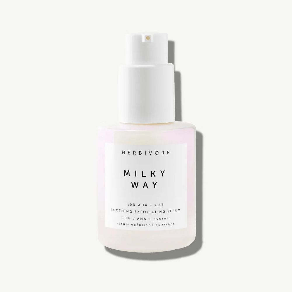 Herbivore Botanicals Milky Way 10% AHA + Oat Soothing Exfoliating Serum (originally $58, now $29)