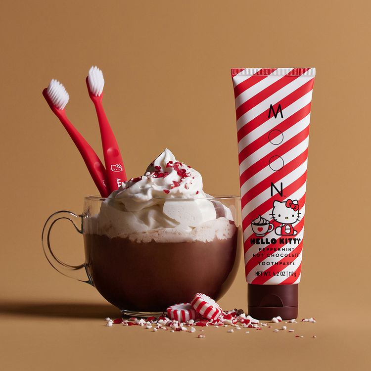 MOON x Hello Kitty® Peppermint Hot Chocolate Kit ($30)