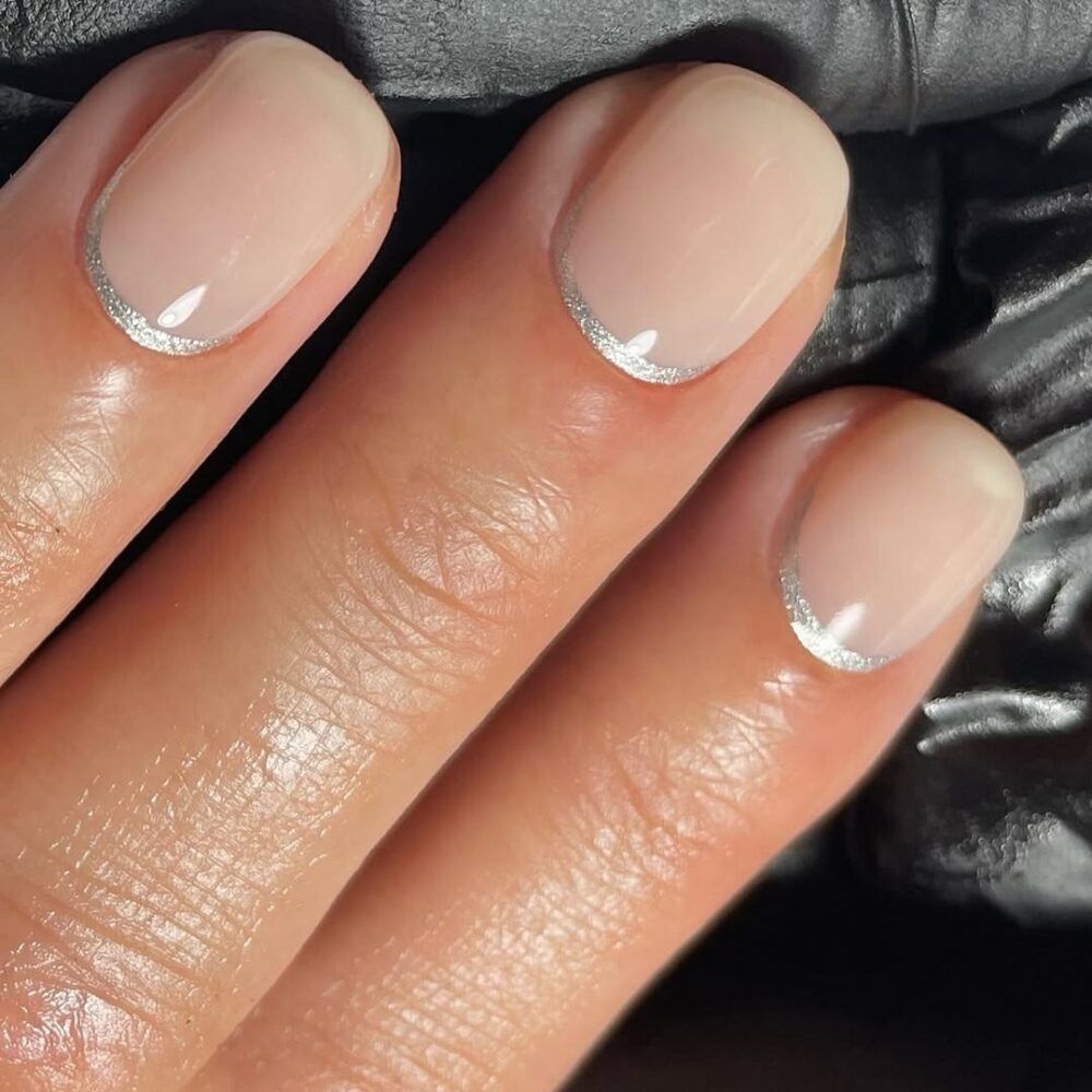 Reverse French Manicure