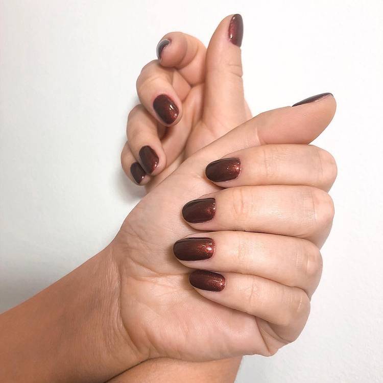 spiced cocoa nails