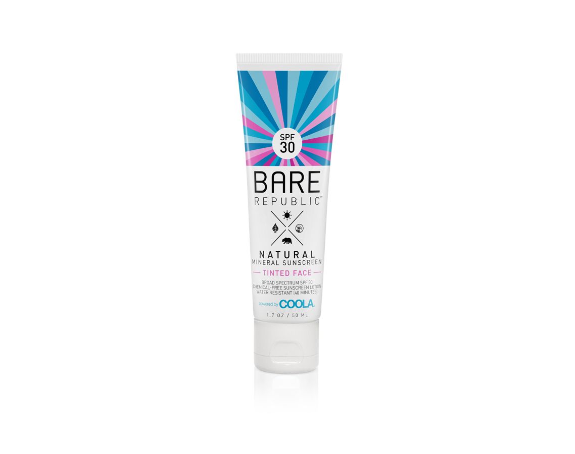 Bare Republic SPF 30 Tinted Mineral Face Sunscreen Lotion