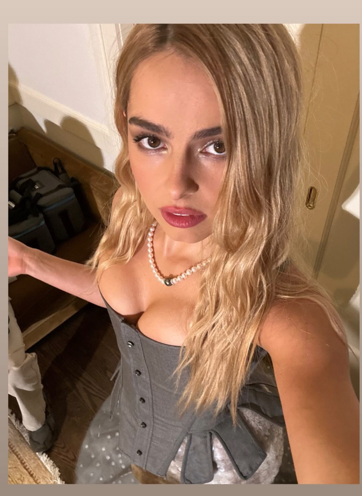 Addison Rae's diet blonde hair