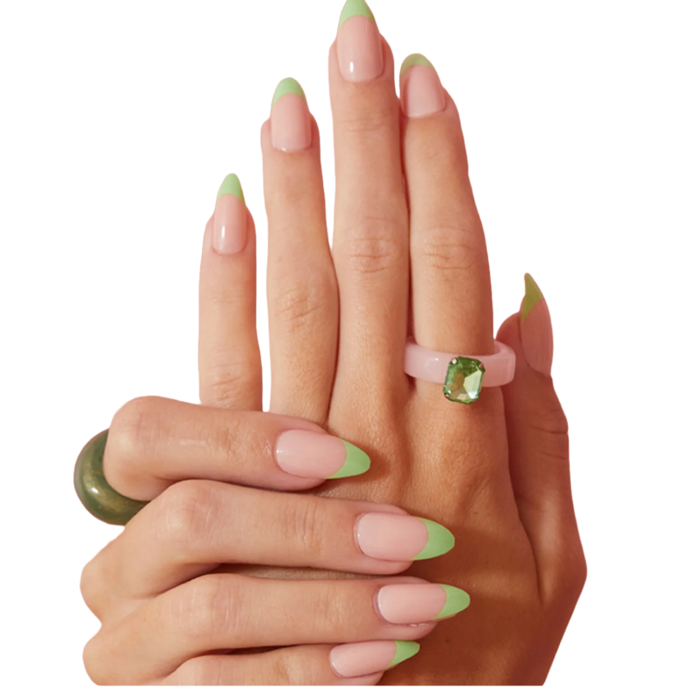 PaintLab Green Apple Press-On Nails ($8)